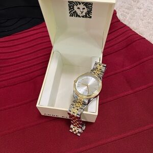 Anne Klein Gold and Silver Elegant Watch